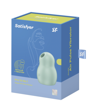 Satisfyer Pro to Go 1 - Double Air Pulse Vibrator - Mint