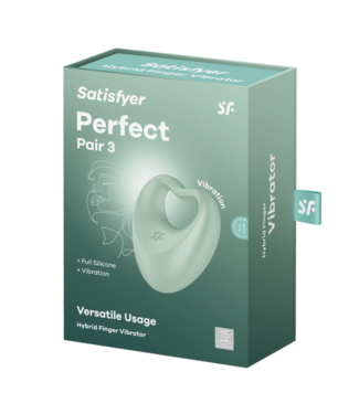 Satisfyer Perfect Pair 3 - Hybrid Finger Vibrator - Green