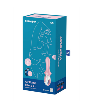 Satisfyer Air Pump Booty 5 - Inflatable Butt Plug - Red