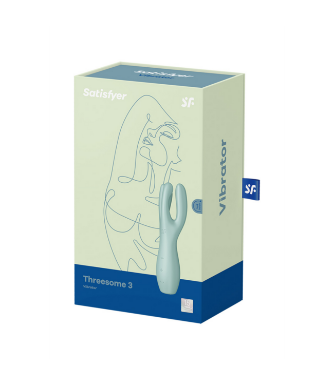 Threesome 3 - Lay-on Vibrator - Mint