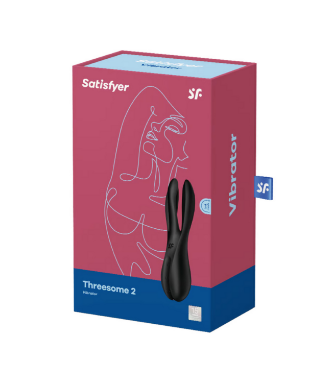 Threesome 2 - Vibrator - Black