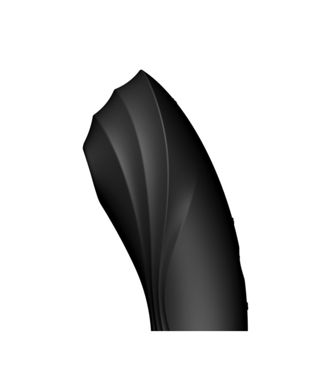 Curvy Trinity 4 - Insertable Air Pulse Vibrator - Black