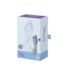 Satisfyer Curvy Trinity 3 - Insertable Air Pulse Vibrator - Bluegrey