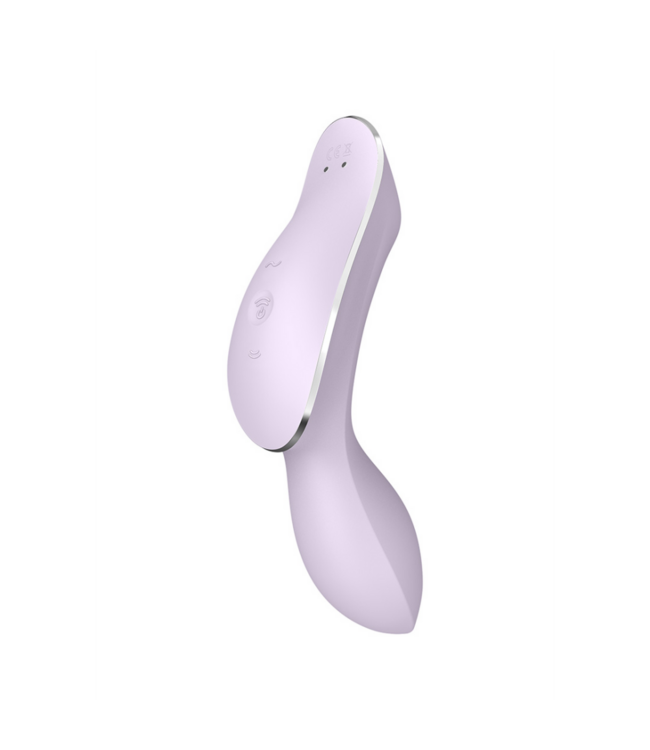 Curvy Trinity 2 - Insertable Air Pulse Vibrator - Violet