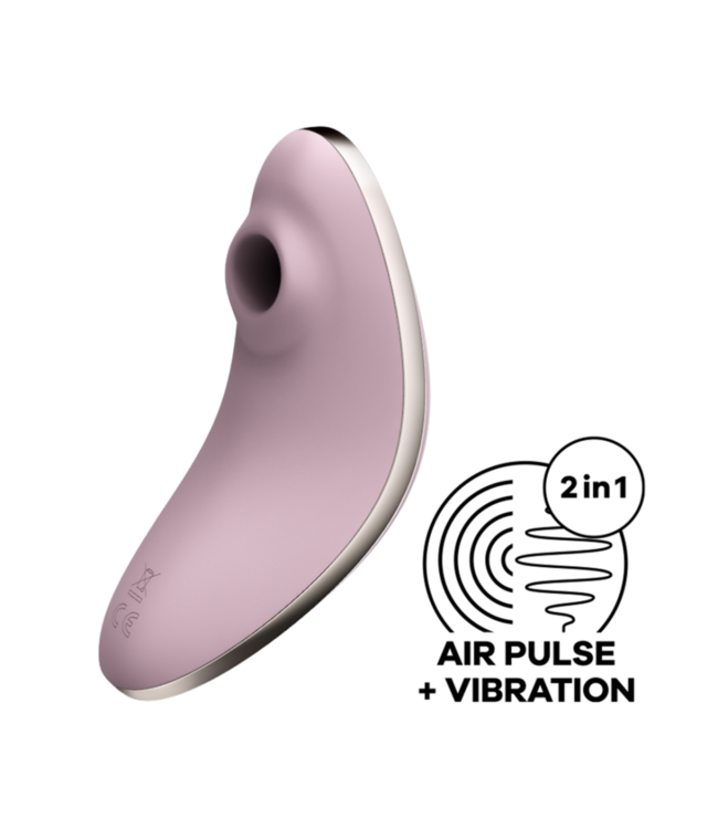 Vulva Lover 1 - Double Air Pulse Vibrator - Violet