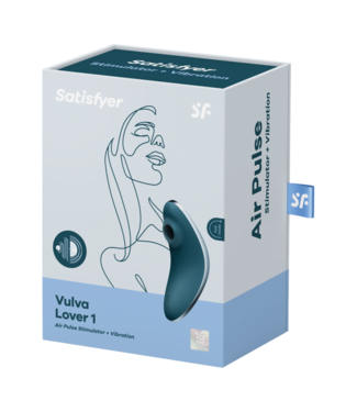 Satisfyer Vulva Lover 1 - Double Air Pulse Vibrator - Blue