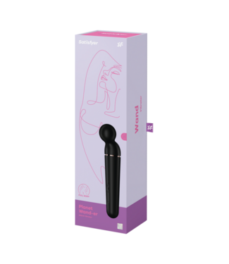 Satisfyer Planet Wand-er - Wand Vibrator - Black/Rose Gold