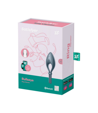 Satisfyer Bullseye - Vibrating Cockring - Dark Blue