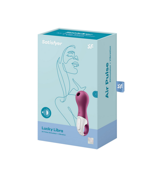Lucky Libra - Air Pulse Stimulator and Vibration - Purple