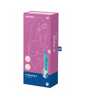 Satisfyer A-Mazing 2 - A-Spot Stimulator with Texture - Turquoise