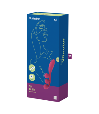 Satisfyer Tri Ball 1 - Multi Vibrator - Red
