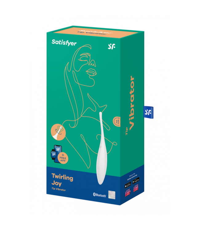 Twirling Joy - Tip Vibrator - White