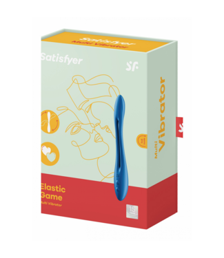 Satisfyer Elastic Game - Bendable Multifunctional Massager - Dark Blue