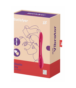 Satisfyer Elastic Joy - Bendable Multifunctional Massager - Red