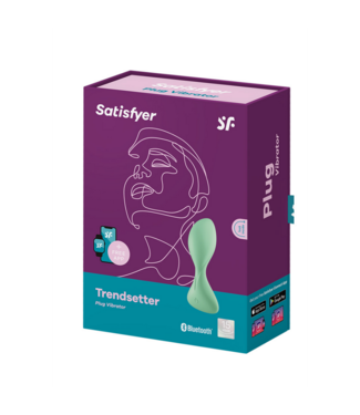 Satisfyer Trendsetter - Vibrating Butt Plug - Light Green