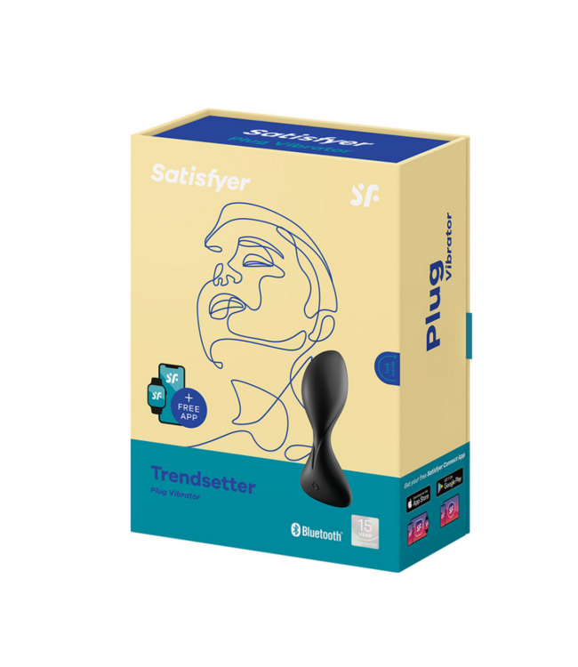 Trendsetter - Vibrating Butt Plug - Black