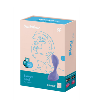 Satisfyer Sweet Seal - Vibrating Butt Plug - Lila