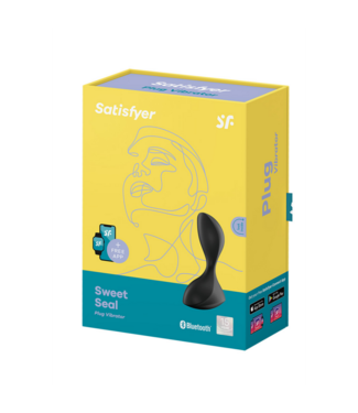 Satisfyer Sweet Seal - Vibrating Butt Plug - Black