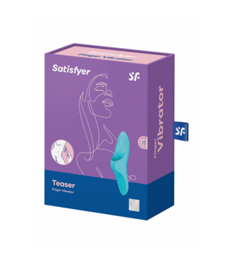 Satisfyer Teaser - Finger Vibrator - Light Blue