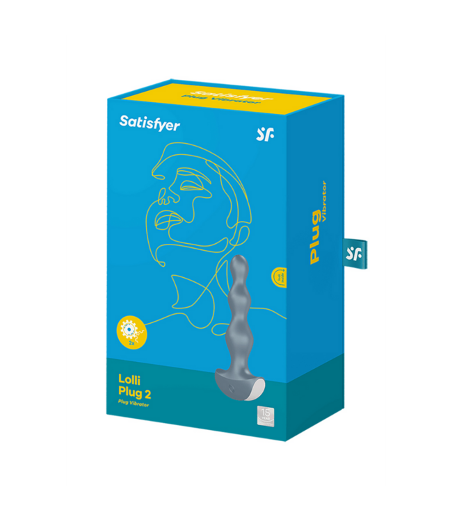 Lolli Plug 2 - Classic Vibrator - Ice Blue