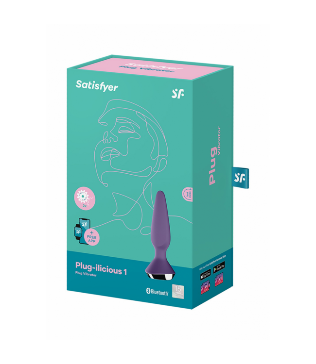 Plug-ilicious 1 - Vibrating Butt Plug - Purple