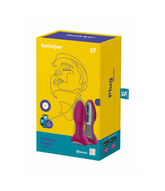 Satisfyer Rotar Plug 2Plus - Vibrating Butt Plug with App - Fuchsia