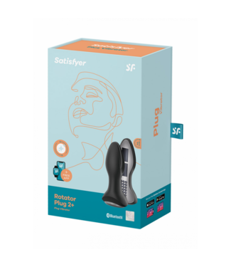 Satisfyer Rotar Plug 2Plus - Vibrating Butt Plug with App - Black