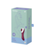 Satisfyer Dual Crush - Insertable Double Air Pulse Vibrator - Wine Red