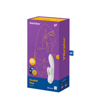 Satisfyer Double Flex - Rabbit Vibrator - White