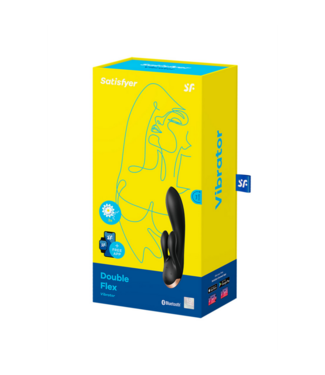 Satisfyer Double Flex - Rabbit Vibrator - Black