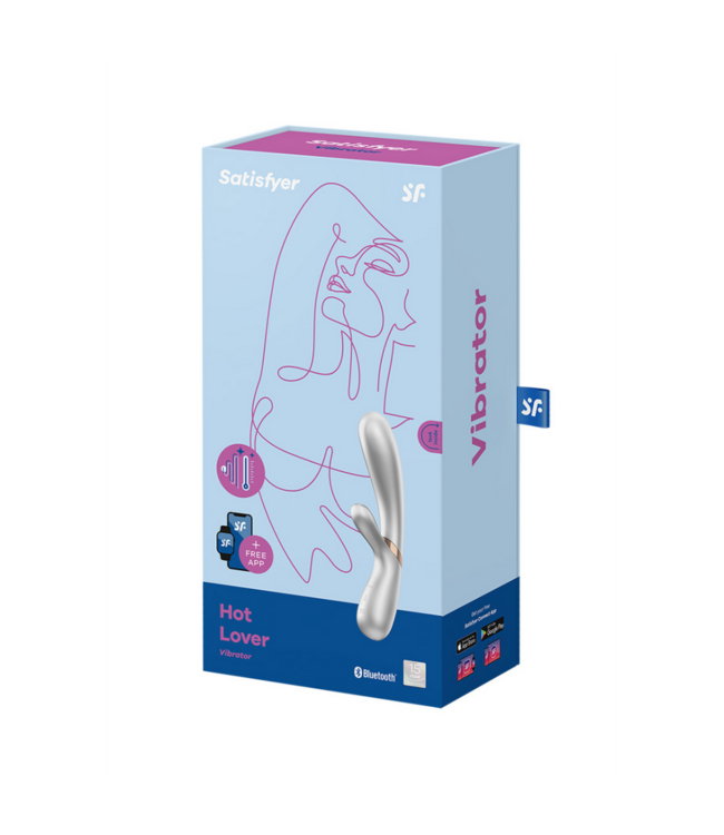 Hot Lover - Heating Rabbit Vibrator - Champagne