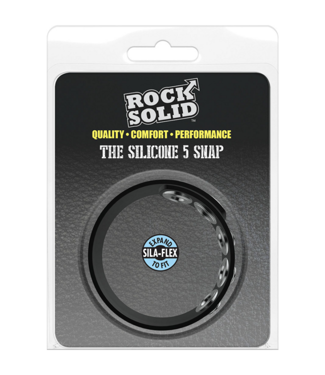 The Silicone 5 Snap - Cockring