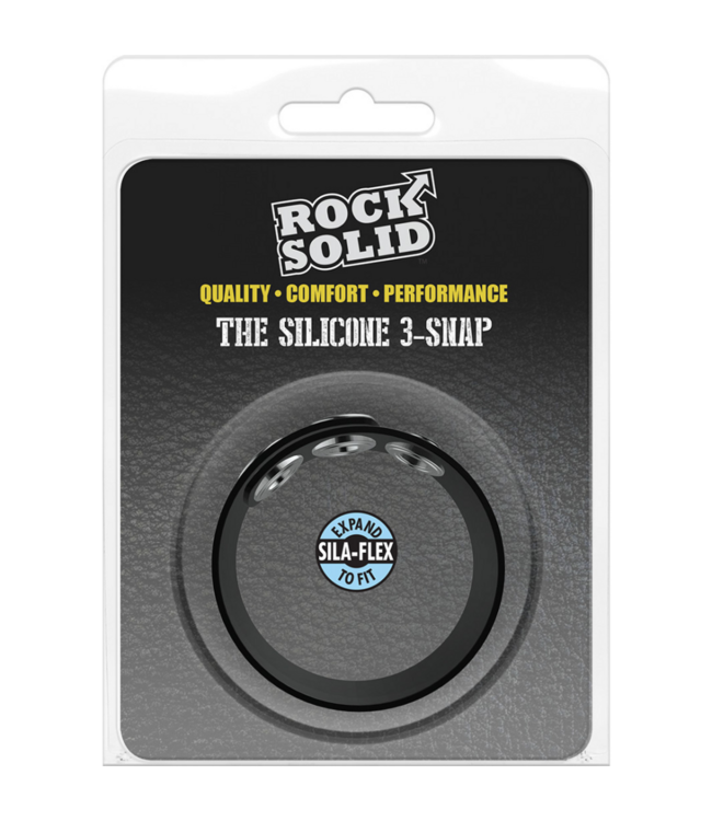 The Silicone 3 Snap - Cockring