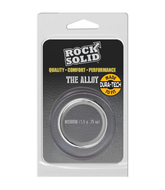 Doc Johnson Brushed Alloy - Cockring - Medium