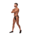 Male Power Strappy Ring Jock - L/XL - Black