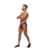 Male Power Cock Ring Jock - L/XL - Burgundy