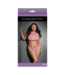Coquette Crop Top and Shorts with Lip Print - Plus Size