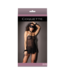Coquette Leopard Babydoll with Handcuffs and Eye Mask - One Size
