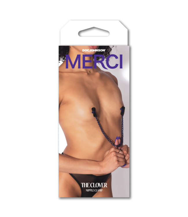 Chained Up - Nipple Clamps - Purple