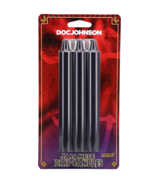 Doc Johnson Japanese Drip Candles - Black