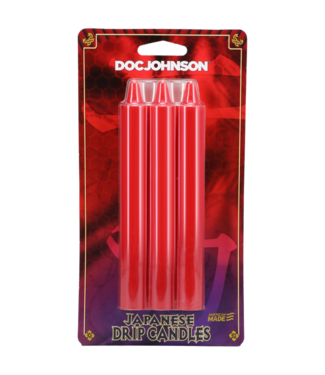Doc Johnson Japanese Drip Candles - Red