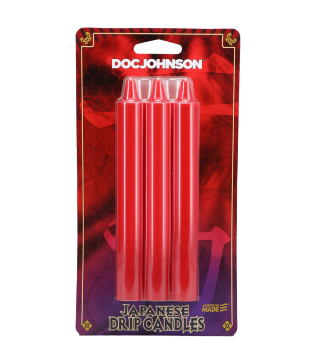 Japanese Drip Candles - Red