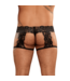 Male Power G-String Garter Short - S/M - Black