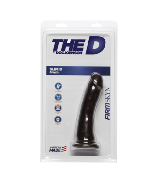 Doc Johnson Slim D - Realistic FIRMSKYN Dildo - 7 / 17 cm