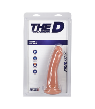 Doc Johnson Slim D - Slim D Fsche FIRMSKYN Dildo - 7 / 17 cm