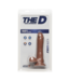 Doc Johnson Slim D - Realistic FIRMSKYN Dildo with Balls - 6 / 15 cm