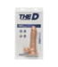 Doc Johnson Slim D - Realistic FIRMSKYN Dildo with Balls - 6 / 15 cm