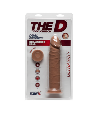 Doc Johnson Realistic D - Realistic ULTRASKYN Dildo - 8 / 20 cm