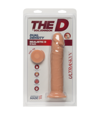 Doc Johnson Realistic D - Realistic ULTRASKYN Dildo - 8 / 20 cm