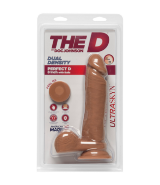 Doc Johnson Perfect D - Realistic ULTRASKYN Dildo with Balls - 8 / 20 cm